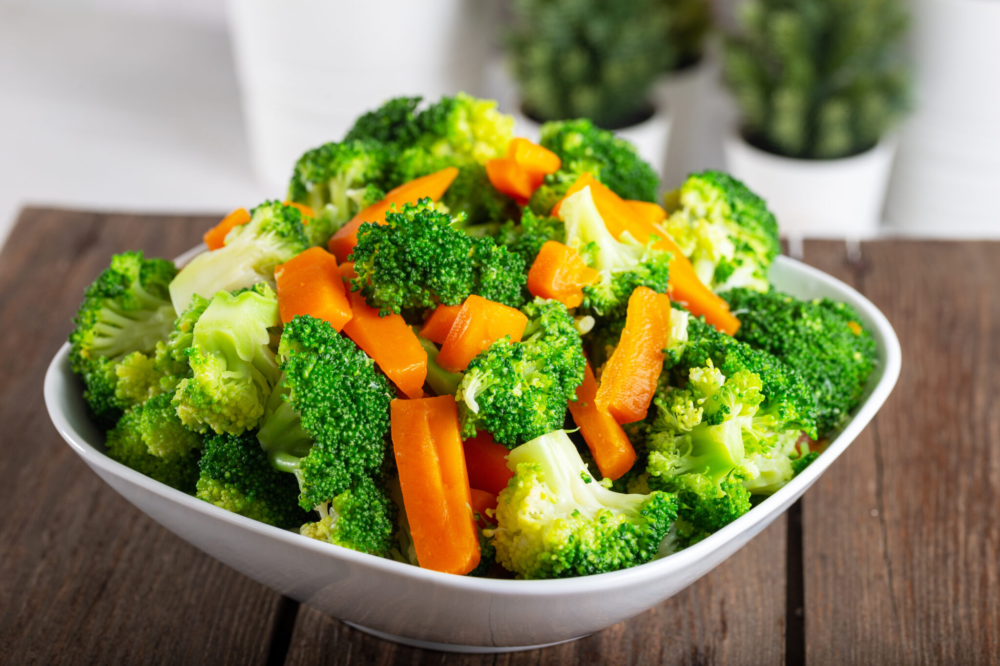 Steamed Broccoli Carrots Lucky Kitchen Chinese Cuisine